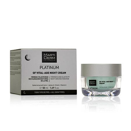 Мартідерм Нічний крем для обличчя MartiDerm Platinum Gf Vital Age Night Cream 50 мл MA011212 фото