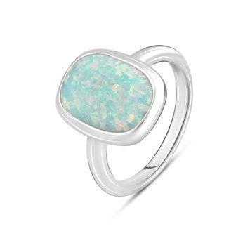Срібна каблучка з опалом 2.538ct, вага виробу 3,6 гр (2011811) 18 розмір 2011811 фото