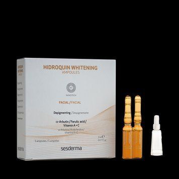 Сыворотка отбеливающая Sesderma Hidroquin Whitening Ampoules 5*2мл 40000640 фото