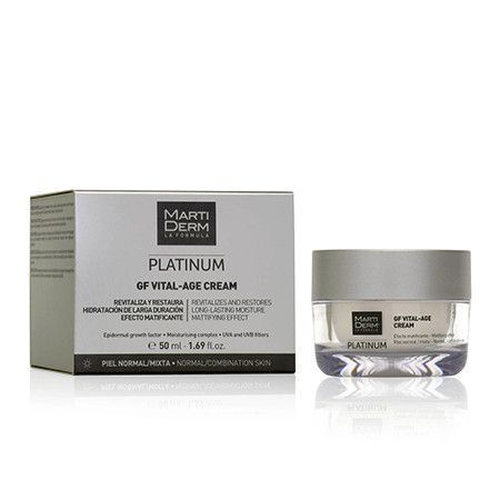 Мартідерм Крем для нормальної та комбінованої шкіри обличчя MartiDerm Platinum Gf Vital Age Cream, 50 мл MA011410 фото