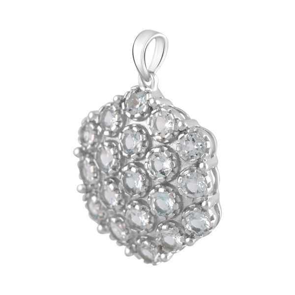 Срібна підвіска з топазом 6.02ct (2124481) 2124481 фото