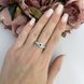 Серебряное кольцо с натуральным гранатом 0.142ct, вес изделия 3,11 гр (2104100) 17 размер 2104100 фото 3