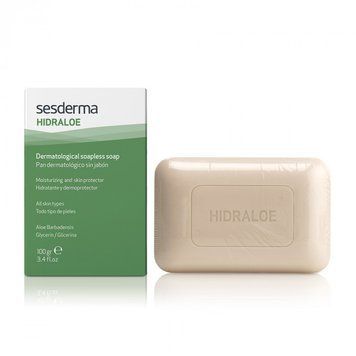 Дерматологическое мыло Sesderma HIDRALOE Dermatological Bar 100 г 40000283 фото