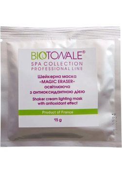 Осветляющая шейкерная маска с антиоксидантным действием Magic Eraser Shaker Cream Lifting Mask Biotonale 15г ВТ00137 фото