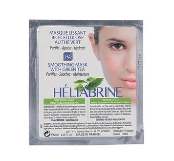 Heliabrine Биоцелюллозная противовоспалительная маска с зеленым чаем Smoothing Mask With Green Tea 8 мл 3981 фото
