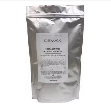 Антивікова пластифікуюча маска з колагеном та гіалуроновою кислотою Demax 200 г lot 221 фото