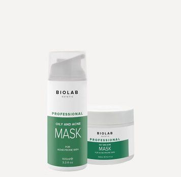 Маска себорегулююча з Каоліном Oily and Acne Mask BIOLAB Estetic, 100 мл BIO2011 фото
