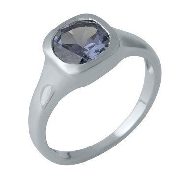 Срібна каблучка з олександритом 2.462ct, вага виробу 4,1 гр (1989203) 17.5 розмір 1989203 фото