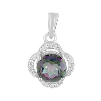 Срібна підвіска з містик топазом 2.18ct (2124627) 2124627 фото