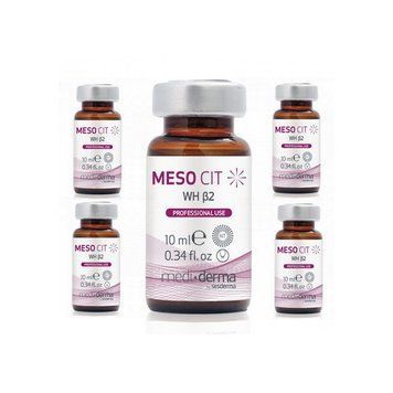 Сироватка з фактором росту TFG Beta-2 Meso Cit WH TFG-Beta 2 Medi+derma, 5х10 мл 40002175 фото