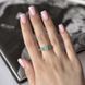 Серебряное кольцо с натуральным изумрудом 2.633ct, вес изделия 3,17 гр (1803493) 17.5 размер 1803493 фото 5