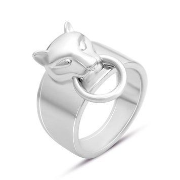 Серебряное кольцо с без камней, вес изделия 6,91 гр (2144915) 18.5 размер 2144915 фото