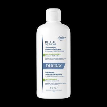 Дюкрэ Келюаль Скванорм шампунь против жирной перхоти Ducray Squanorm Shampooing Antipelliculaire 400 мл 2896659022 фото