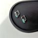 Срібні сережки з натуральним смарагдом 1.189ct, фіанітами (2163459) 2163459 фото 3