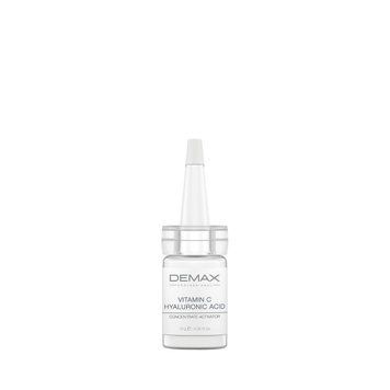 Активна сироватка Вітамін С + гіалуронова кислота Concentrate-Activator Vitamin C + Hyaluronic acid 10 гр Demax lot 098-1 фото