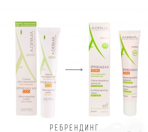 А-Дерма Епітеліаль АН Ультра Крем Відновлювальний A-Derma Epith&eacute;liale A.H Ultra Creme Ultra-Reparatrice 40 мл 237967 фото