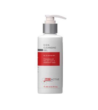 Очищувальний гель для сухої та нормальної шкіри Medactive D.S.N. CLEANSING GEL dry & normal skin, 200 мл MEDA0091 фото