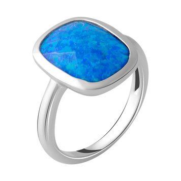 Срібна каблучка з опалом 2.538ct, вага виробу 3,57 гр (2050735) 17 розмір 2050735 фото