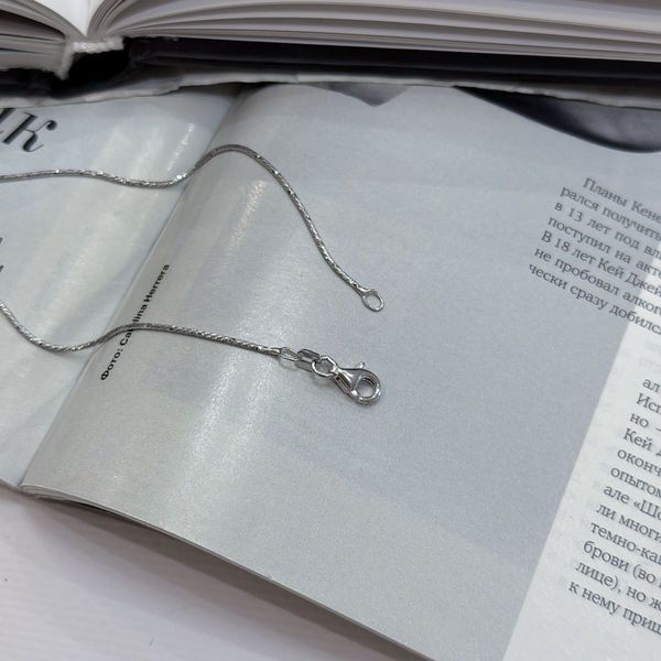 Серебряная цепочка с без камней, вес изделия 3,02 гр (2172246) 400 размер 2172246 фото