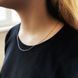 Серебряная цепочка с без камней, вес изделия 3,02 гр (2172246) 400 размер 2172246 фото 8