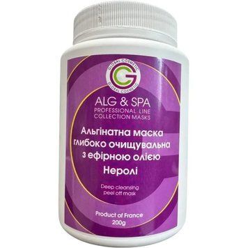 Глубоко очищающая альгинатная маска для лица с эфирным маслом Нероли Deep Cleansing Peel ALG & SPA, 25г ALG008-25 фото