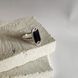 Срібна каблучка з натуральним оніксом 1.525ct, вага виробу 3,69 гр (2129387) 17.5 розмір 2129387 фото 4