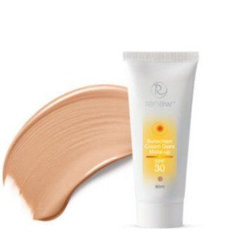 Renew Крем-антиоксидант солнцезащитный тональный SPF 30 SUNSCREEN CREAM SPF 30 DEMI MAKE UP 80 мл RENEWSPF30 фото