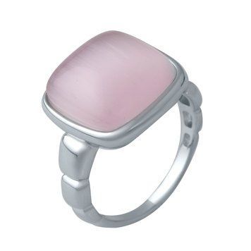 Срібна каблучка з котячим оком 5.69ct, вага виробу 5,43 гр (2005421) 17.5 розмір 2005421 фото