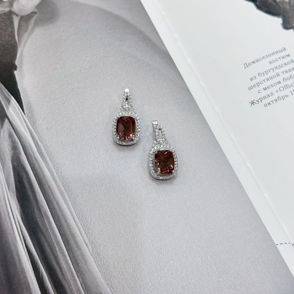 Серебряные серьги с Султанит султанитом 7.4ct (2171331) 2171331 фото
