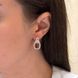 Серебряные серьги с Султанит султанитом 7.4ct (2171331) 2171331 фото 7