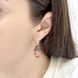 Срібні сережки з Натуральним золотим кварцом 12.913ct (2165699) 2165699 фото 6