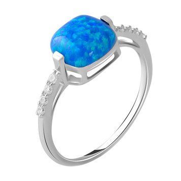 Срібна каблучка з опалом 1.509ct, вага виробу 2,15 гр (2050742) 18.5 розмір 2050742 фото