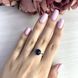 Срібна каблучка з топазом Лондон Блю 2.458ct, вага виробу 2,23 гр (1533734) 17.5 розмір 1533734 фото 3