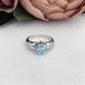 Серебряное кольцо с натуральным топазом 2.275ct, вес изделия 3,52 гр (2097167) 17 размер 2097167 фото 2