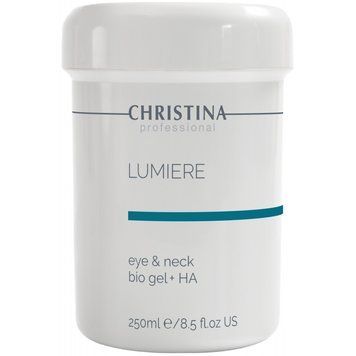 Гель Люміре з гіалуроновою кислотою для шкіри навколо очей Christina Lumiere Eye&Neck Bio Gel + HA 250 мл CHR166 фото