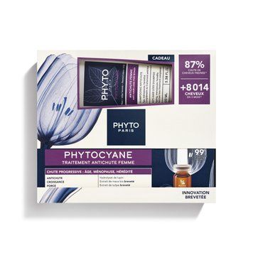 Фито Фитоциан Прогрессив Набор средство 12х5мл + шампунь 100мл Phyto Phytocyane Women Anti Hair Loss + Shampoo PH5002141 фото