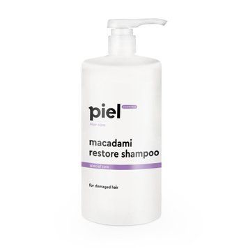 Bосстанавливающий шампунь для поврежденных волос Piel Macadami Restore Shampoo 1000 мл 0483 фото