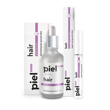 Комплекс средств для волос и ресниц: Восстановление и рост Hair Care Piel, 5мл+50мл SP002 фото