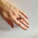 Серебряное кольцо с искуственным аммолитом 2.825ct, вес изделия 6,02 гр (2130413) 17.5 размер 2130413 фото 2