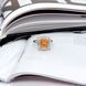Серебряное кольцо с Натуральным золотим кварцем 4.735ct, фианитами, вес изделия 4,99 гр (2165729) 17.5 размер 2165729 фото 3