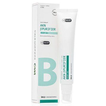 Ночной крем для кожи с акне и pre-peel терапии AKN &beta; PURIFIER NIGHT GEL Innoaesthetics, 50 мл ID010 фото