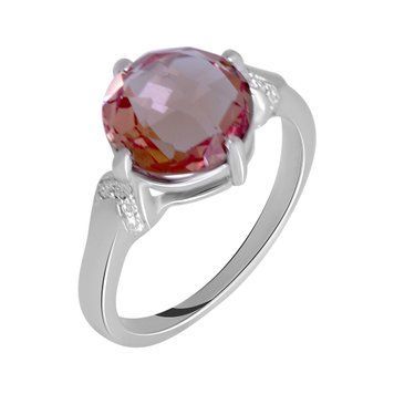 Срібна каблучка з Султаніт султанітом 3.613ct, вага виробу 3,67 гр (2050872) 17.5 розмір 2050872 фото