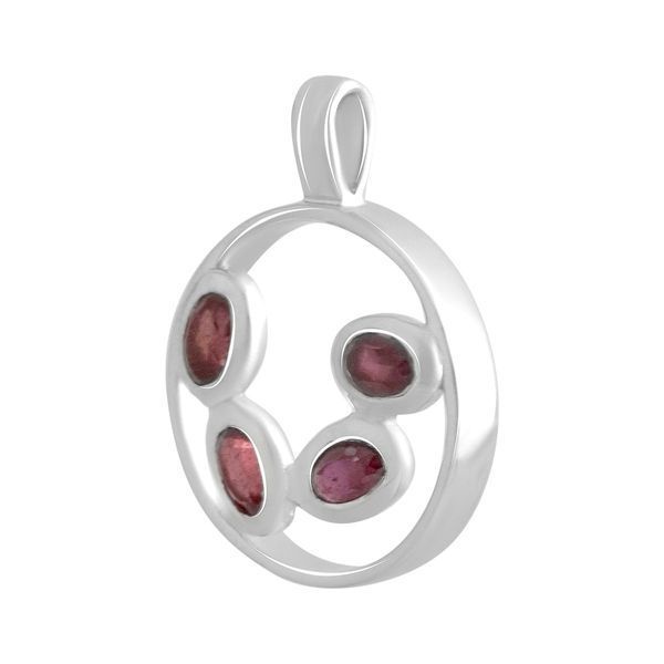 Срібна підвіска з рубіном 1.2ct (2140344) 2140344 фото