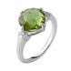 Серебряное кольцо с Султанит султанитом 3.613ct, вес изделия 3,67 гр (2050872) 17.5 размер 2050872 фото 2