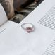 Срібна каблучка з Султаніт султанітом 3.04ct, вага виробу 2,54 гр (2020080) 17.5 розмір 2020080 фото 4