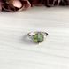 Серебряное кольцо с Султанит султанитом 3.613ct, вес изделия 3,67 гр (2050872) 17.5 размер 2050872 фото 3