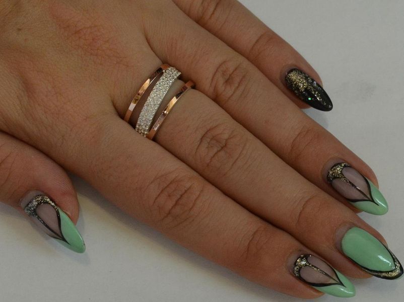 Каблучка із срібла 925 проби і золота 375 проби 2795762728 фото