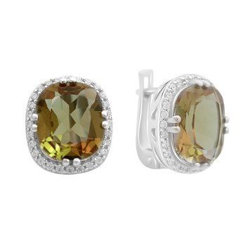 Серебряная подвеска с султанитом 5.489ct (2171423) 2171423 фото