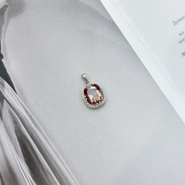 Срібна підвіска з султанітом 5.489ct (2171423) 2171423 фото