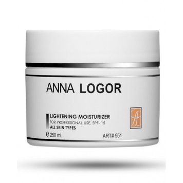 Освітлювальний зволожувальний крем Anna Logor Lightening Moisturiser Cream 250 мл AL951 фото